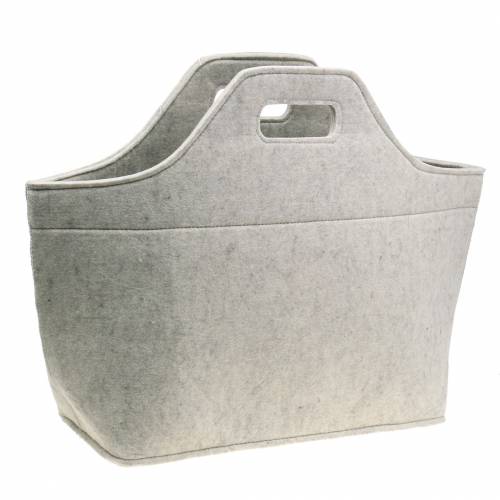 Floristik24 Felt bag gray 43cm x 20cm x 42cm