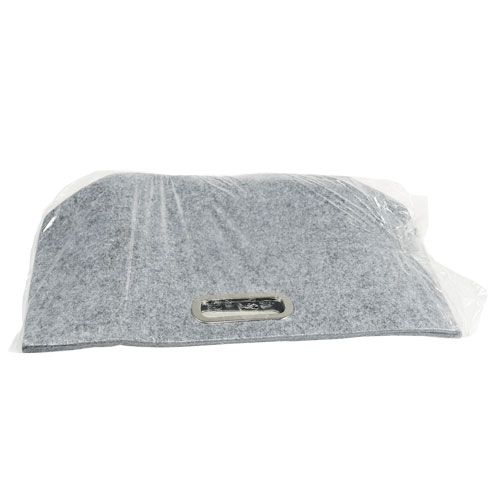 Floristik24 Felt bag gray 48cm x 30cm x 20cm