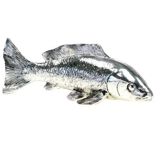 Decorative fish silver 22cm