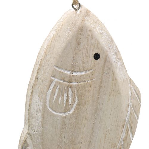 Product Deco hanger wooden fish 21cm 2pcs