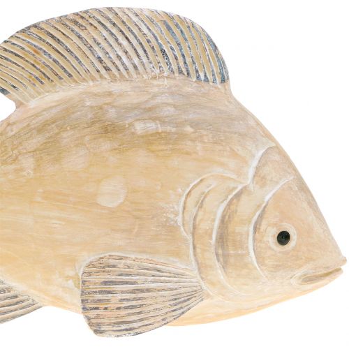 Floristik24 Deco fish in wood optics nature L17cm