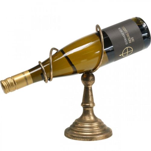 Product Wine bottle holder, bottle stand, wine stand Design Golden H24cm