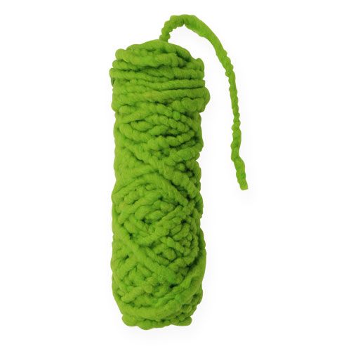 Floristik24 Felt Cord Flausch Mirabell 25m Green