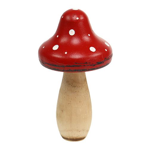 Floristik24 Toadstool made of wood 21cm