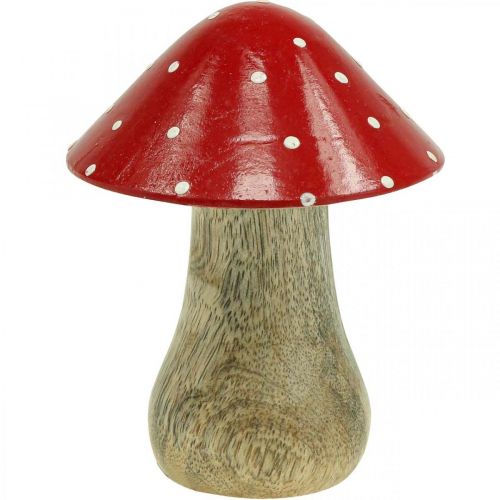 Floristik24 Fly agaric deco wooden mushroom autumn decoration wood 10×8cm