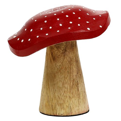 Floristik24 Fly Agaric Mix 9cm -10,5cm Red, Natural 8pcs