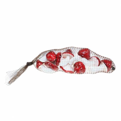 Floristik24 Decorative fly agaric set red, white 6–7cm 12pcs