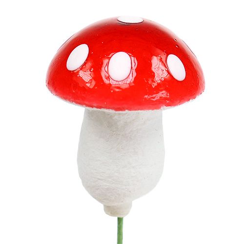 Floristik24 Toadstool on a wire 2.2cm 100pcs