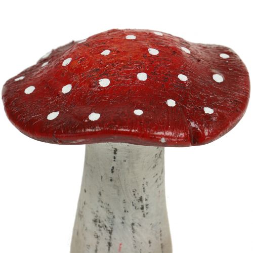 Product Toadstools made of ceramic red, white H12,5cm 2pcs