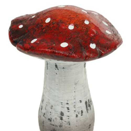 Product Toadstools made of ceramic red, white H8.5cm 2pcs