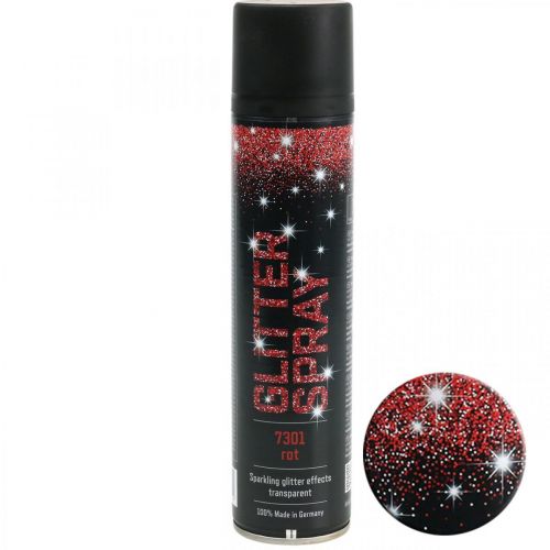Floristik24 Glitter Spray Red 400ml