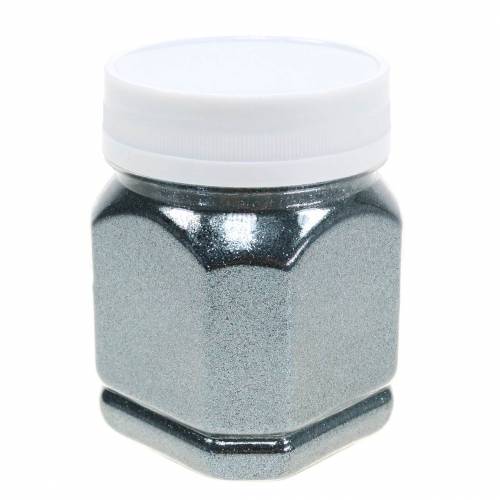 Floristik24 Decorative glitter anthracite 115g glitter for handicrafts