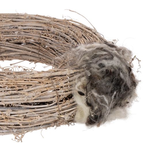Natural Grey Sheep Wool for