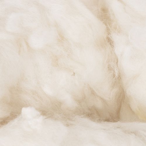Natural Sheep Wool Loose White Blend 250g for Crafting and Home Décor | Floristik24.co.uk