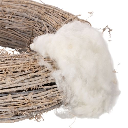 Natural Sheep Wool Loose White