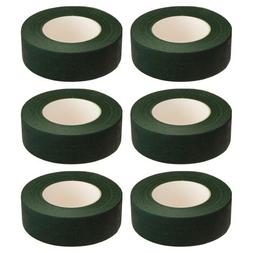 Product Floral Tape Flower Ribbon Wrapping Tape Green 25mm 6 pcs