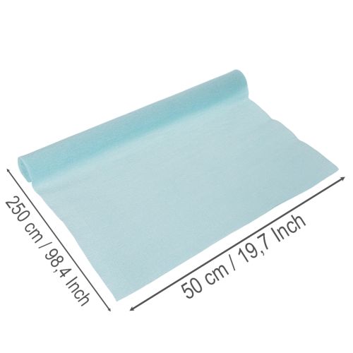 Florist Crepe Paper Light Blue 50x250 cm for Decoration | Floristik24.co.uk