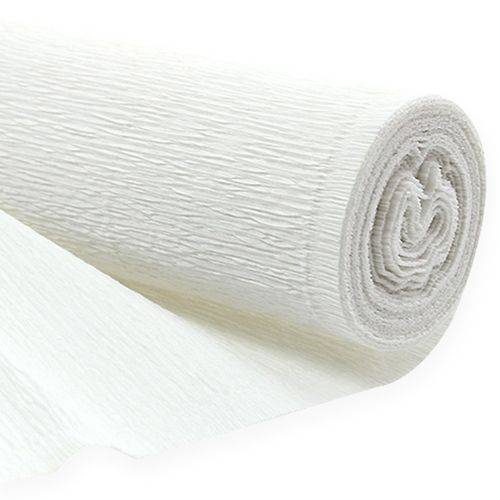 Florist crepe paper florist crepe white 50×250cm 5pcs