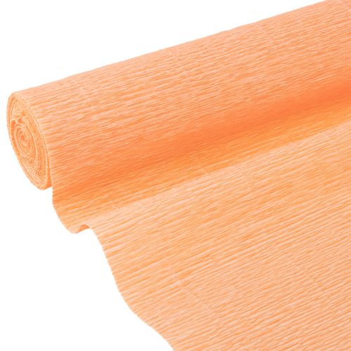 Floristik24 Florist crepe paper salmon 50x250cm
