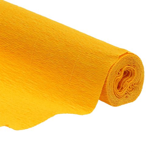 Floristik24 Florist crepe paper sun yellow 50x250cm