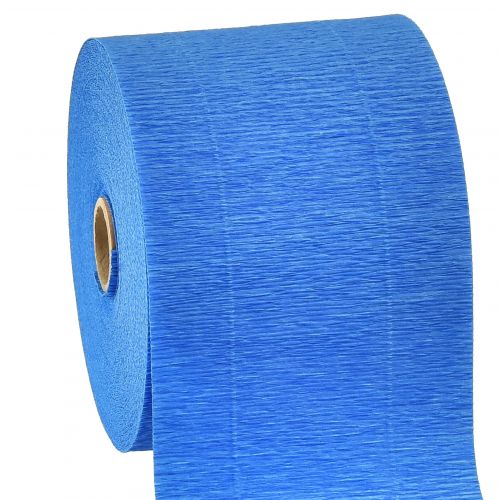 Floristik24 Flower crepe blue W10cm grammage 128g/sqm L250cm 2 pieces