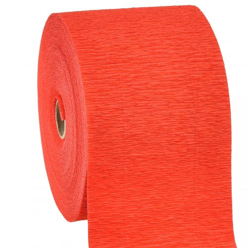 Product Flower crepe red W10cm grammage 128g/sqm L250cm 2 pieces