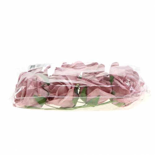 Product Foam Rose Ø10cm Old Pink 8 pcs