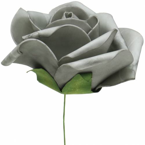 Product Foam rose gray Ø15cm 4pcs