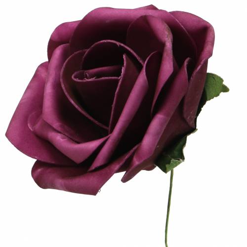 Product Foam Rose Purple Ø15cm 4pcs