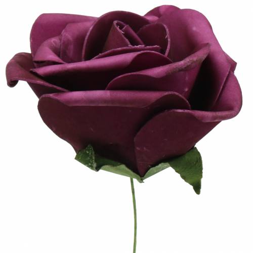 Product Foam Rose Purple Ø15cm 4pcs