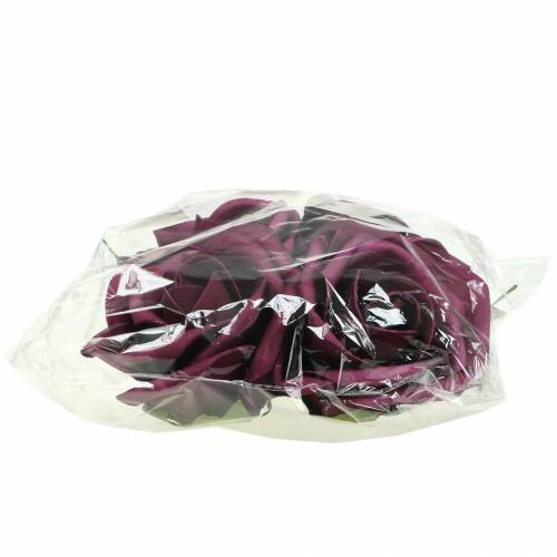 Product Foam Rose Purple Ø15cm 4 pcs