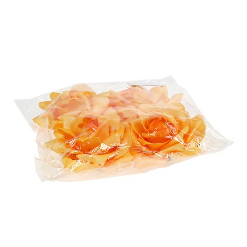 Product Foam Rose Ø15cm Yellow 4 pcs
