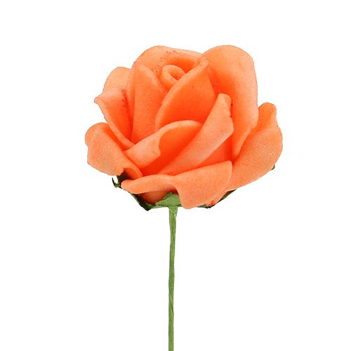 Product Foam Rose Ø4.5cm Orange 36p