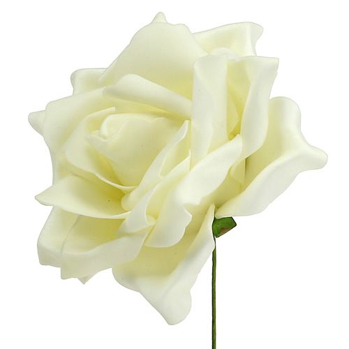 Product Foam Roses Cream Ø15cm 4 pcs