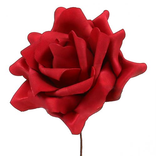 Product Foam rose foam rose red Ø15cm 4pcs