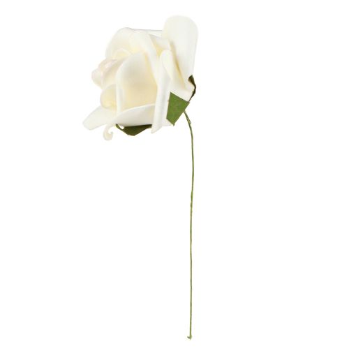 Product Foam roses Vanilla Artificial roses Ø6cm 27 pcs