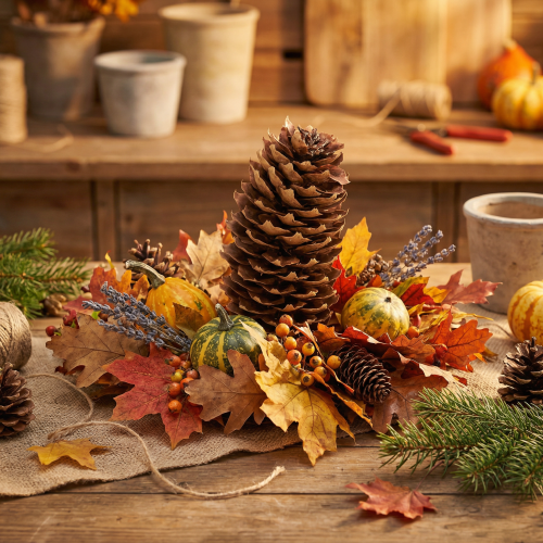 Product Natural pine cones, decorative cones for crafting, 10-11cm, 5 pieces