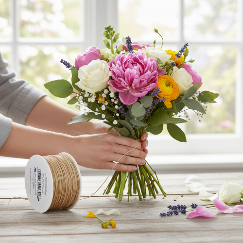 Product Paper-wrapped wire, wire wrapped, Ø2mm, 100m, natural