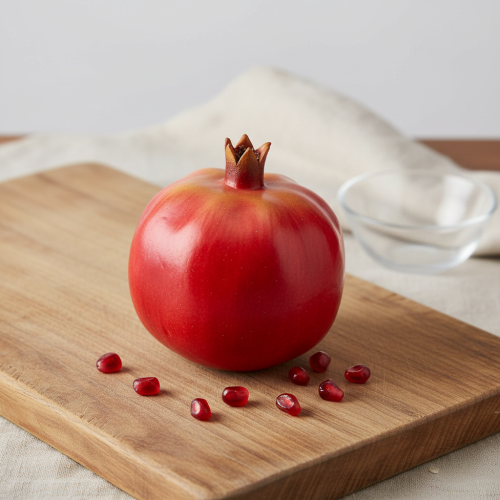 Product Pomegranate decoration fruit artificial red shop window decoration 10.5cm