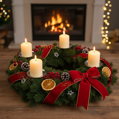 Product Candle holder silver Ø10cm 4 pcs