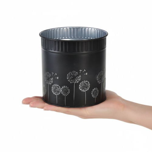 Product Dandelion flower pot, black, Ø15.5cm H15.5cm
