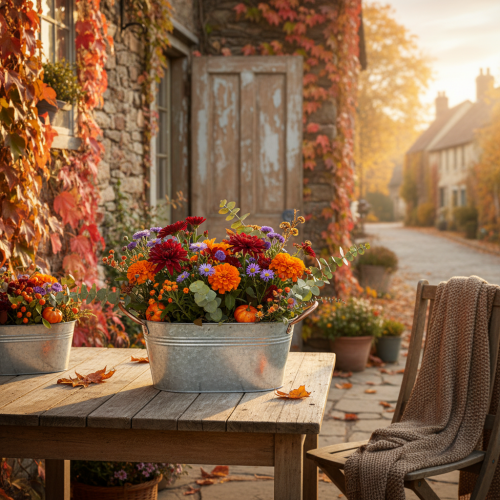 Product Flower bowl with handles, decorative bowl, metal, 17.5×12×9cm