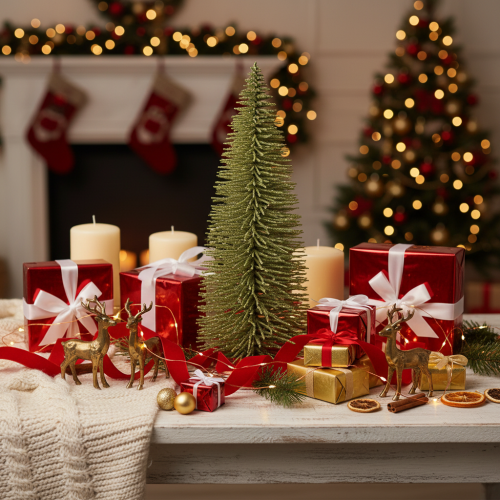 Product Artificial green Christmas tree for winter decoration, 70cm