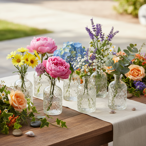 ProductName
Small Clear Glass Vase with Diamond Pattern – Set of 6, 13cm  

ProductDescription
<div>
  <h2>Small Clear Glass Vase with Diamond Pattern for Home Decor</h2>
  <p>
    This small glass vase features a beautiful diamond pattern that adds textu | Floristik24.co.uk