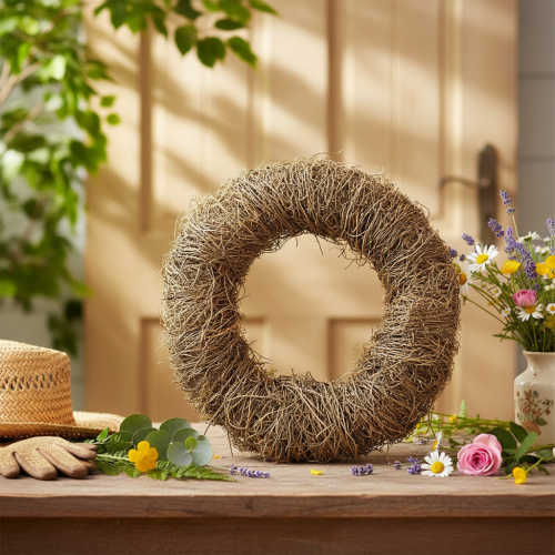 Natural Wreath Base for Crafting and Seasonal Decoration – 35cm | Floristik24.co.uk