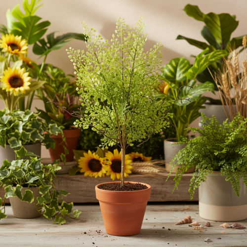 Artificial Ruscus Spray Green 41cm for Home and Floral Decorations | Floristik24.co.uk