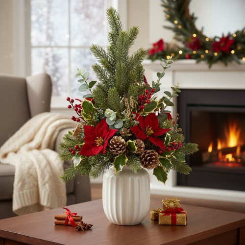 Artificial Pine Branches 65cm Green Set of 3 | Floristik24.co.uk