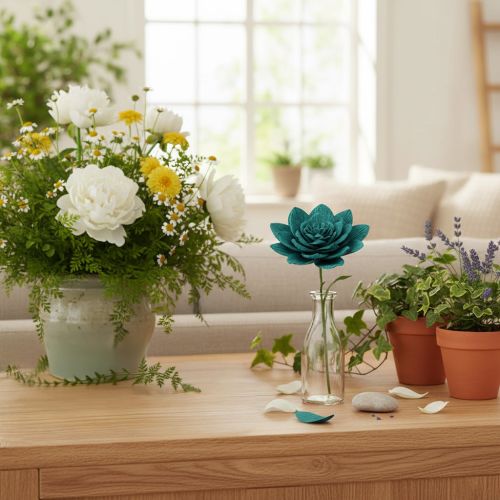 Product Florist Crepe Paper Blue Roll 50x250cm