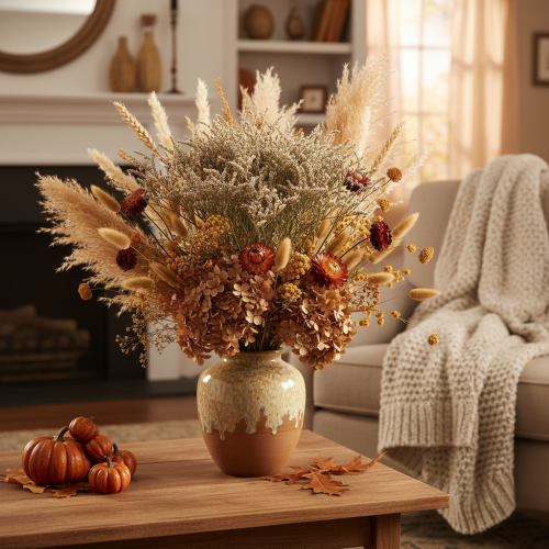 Product Natural Dried Statice Flowers 1kg Bundle