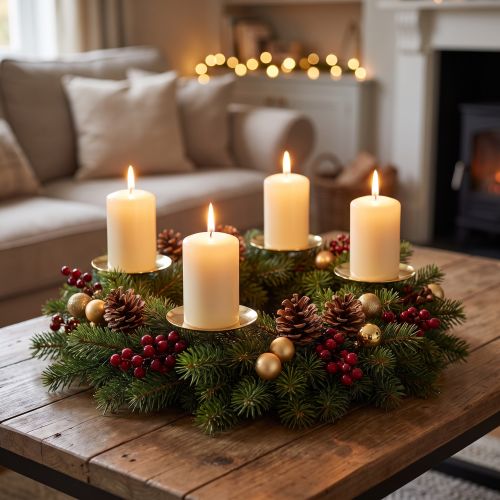 Candle Holder Gold Ø6cm 4 pcs | Floristik24.co.uk